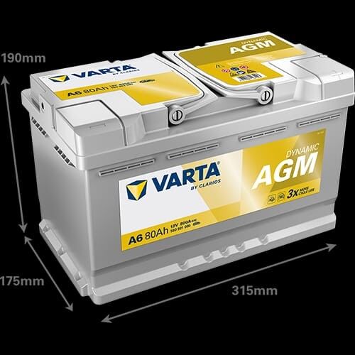 باتری 80 امپر وارتا Varta - Image 2